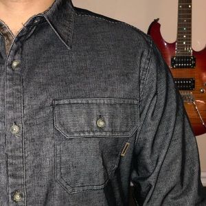 Men’s textured collared shirt